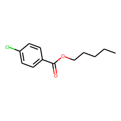 4-Chlorobenzoic acid, pentyl ester