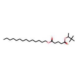 Glutaric acid, 3,3-dimethylbut-2-yl tetradecyl ester