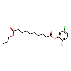 Sebacic acid, 2,5-dichlorophenyl propyl ester