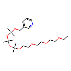 3-(3,3,5,5,7,7-Hexamethyl-2,4,6,8,11,14,17-heptaoxa-3,5,7-trisilanonadec-1-yl)pyridine