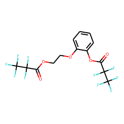 2-(2-Hydroxyethoxy)phenol, bis(pentafluoropropionate)