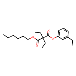 Diethylmalonic acid, 3-ethylphenyl hexyl ester