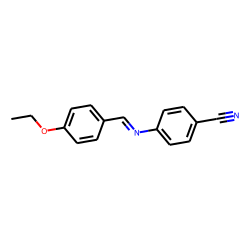 N-(p-Ethoxybenzylidene)-p-aminobenzonitrile, (E)-