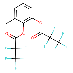 3-Methylcatechol, bis(pentafluoropropionate)