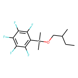 2-Methylbutanol, dimethylpentafluorophenylsilyl ether