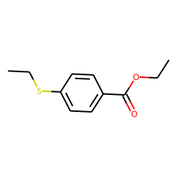Benzoic acid, 4-(ethylthio)-, ethyl ester