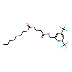 Glutaric acid, monoamide, N-(3,5-di(trifluoromethyl)benzyl)-, heptyl ester