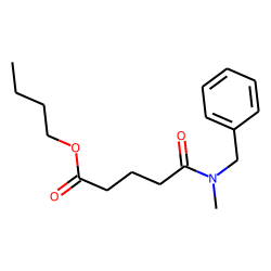 Glutaric acid, monoamide, N-methyl-N-benzyl-, butyl ester