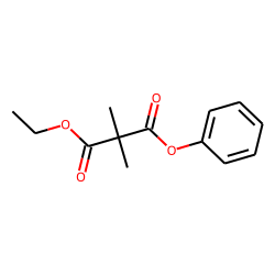 Dimethylmalonic acid, ethyl phenyl ester