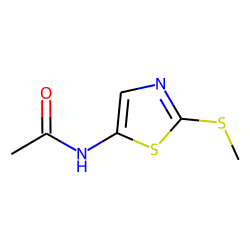 Thiazole, 5-acetamido-2-(methylthio)-