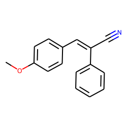 Benzene, 1-methoxy-4-(2-cyano-2-phenylethenyl)