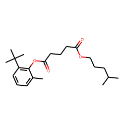 Glutaric acid, isohexyl 2-tert-butyl-6-methylphenyl ester
