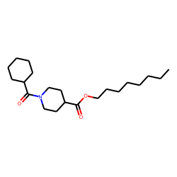 Isonipecotic acid, N-(cyclohexylcarbonyl)-, octyl ester