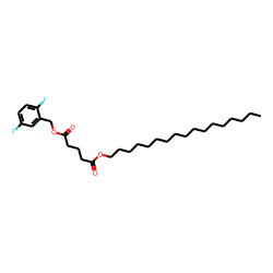 Glutaric acid, 2,5-difluorobenzyl heptadecyl ester