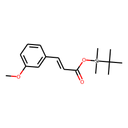 3-Methoxycinnamic acid, TBDMS