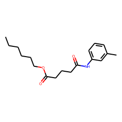 Glutaric acid, monoamide, N-(3-methylphenyl)-, hexyl ester