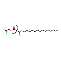 Diethylmalonic acid, 2,2-dichloroethyl tetradecyl ester