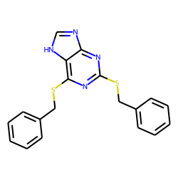 Purine, 2,6-bis(benzylthio)-