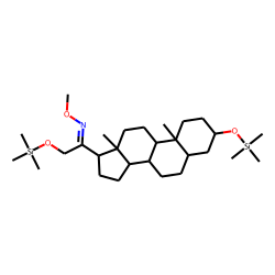 3«beta»,5«beta»-Tetrahydrodeoxycorticosterone, MO-TMS