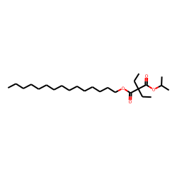 Diethylmalonic acid, isopropyl pentadecyl ester