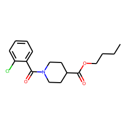 Isonipecotic acid, N-(2-chlorobenzoyl)-, butyl ester