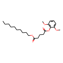 Glutaric acid, decyl 2,6-dimethoxyphenyl ester