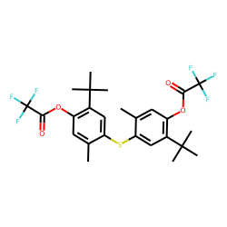 [4-(4-Trifluoroacetoxy-5-tert-butyl-2-methylphenyl)sulfanyl-2-tert-butyl-5-methylphenyl] trifluoroacetate