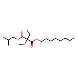 Diethylmalonic acid, isobutyl octyl ester