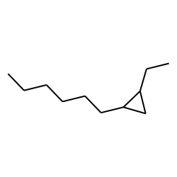 1-ethyl-trans-2-hexyl-cyclopropane