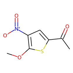 Ketone, 5-methoxy-4-nitro-2-thienyl methyl