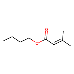 2-Butenoic acid, 3-methyl-, butyl ester
