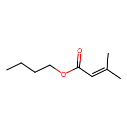 3-Methyl-2-butenoic acid, butyl ester