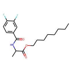 D-Alanine, N-(3,4-difluorobenzoyl)-, octyl ester