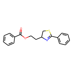Dl-4-(2-benzoyloxyethyl)-2-phenyl-delta^2-thiazoline