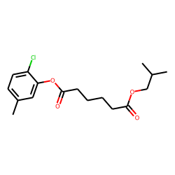 Adipic acid, 2-chloro-5-methylphenyl isobutyl ester