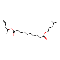 Sebacic acid, isohexyl pent-4-en-2-yl ester