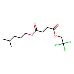 Succinic acid, isohexyl 2,2,2-trichloroethyl ester