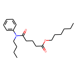 Glutaric acid, monoamide, N-butyl-N-phenyl-, hexyl ester