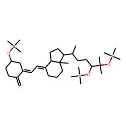 24R,25-Dihydroxycholecalciferol, tris-TMS, # 1