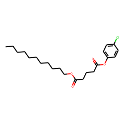 Glutaric acid, 4-chlorophenyl undecyl ester