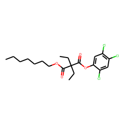 Diethylmalonic acid, heptyl 2,4,5-trichlorophenyl ester