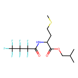 L-Methionine, N-heptafluorobutyryl-, isobutyl ester