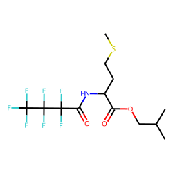 l-Methionine, n-heptafluorobutyryl-, isobutyl ester
