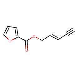 2-Furoic acid, pent-2-en-4-ynyl ester