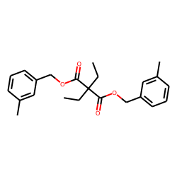 Diethylmalonic acid, di(3-methylbenzyl) ester