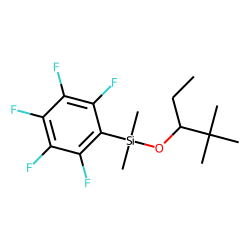 2,2-Dimethylpentan-3-ol, dimethylpentafluorophenylsilyl ether