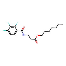 «beta»-Alanine, N-(2,3,4-trifluorobenzoyl)-, heptyl ester