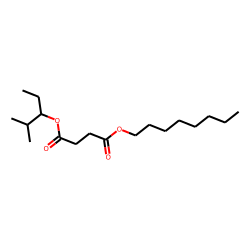 Succinic acid, 2-methylpent-3-yl octyl ester