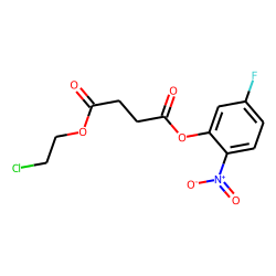 Succinic acid, 5-fluoro-2-nitrophenyl 2-chloroethyl ester