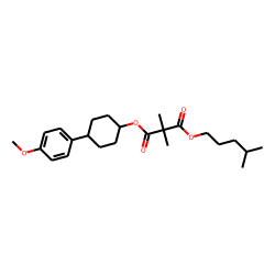 Dimethylmalonic acid, isohexyl 4-(4-methoxyphenyl)cyclohexyl ester